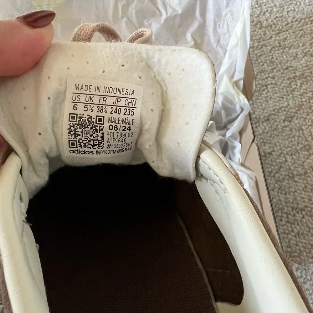 Adidas Gazelle Indoor Shoes - Brown and White - Picture 2 of 5